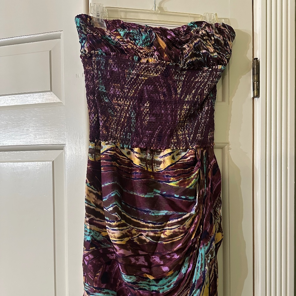 Catherine Malandrino Multicolored Sleeveless Midi Dress, Size 6, Tags Attached!!